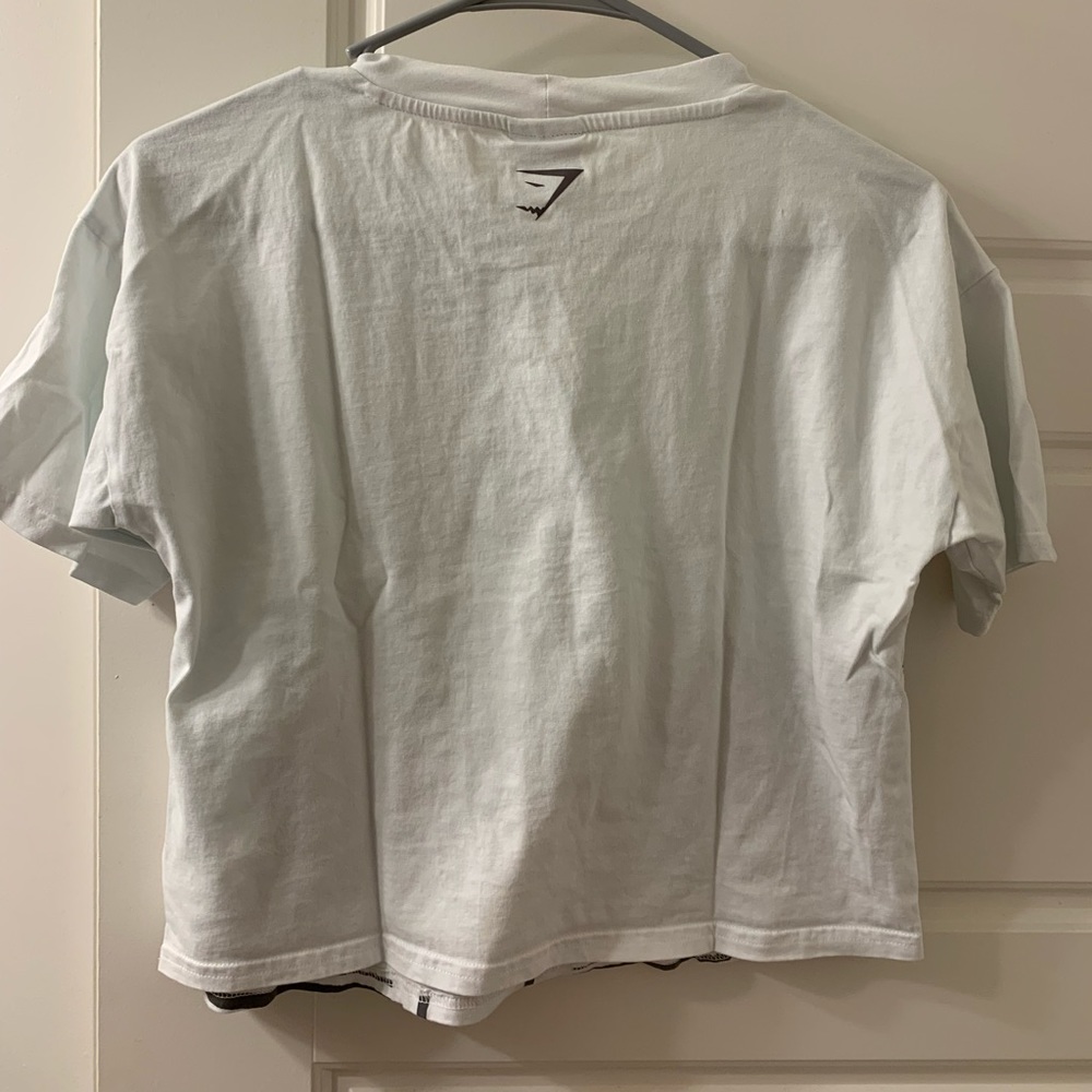 Gymshark Collegiate Midi Graphic Cropped T Shirt XS - Picture 6 of 9